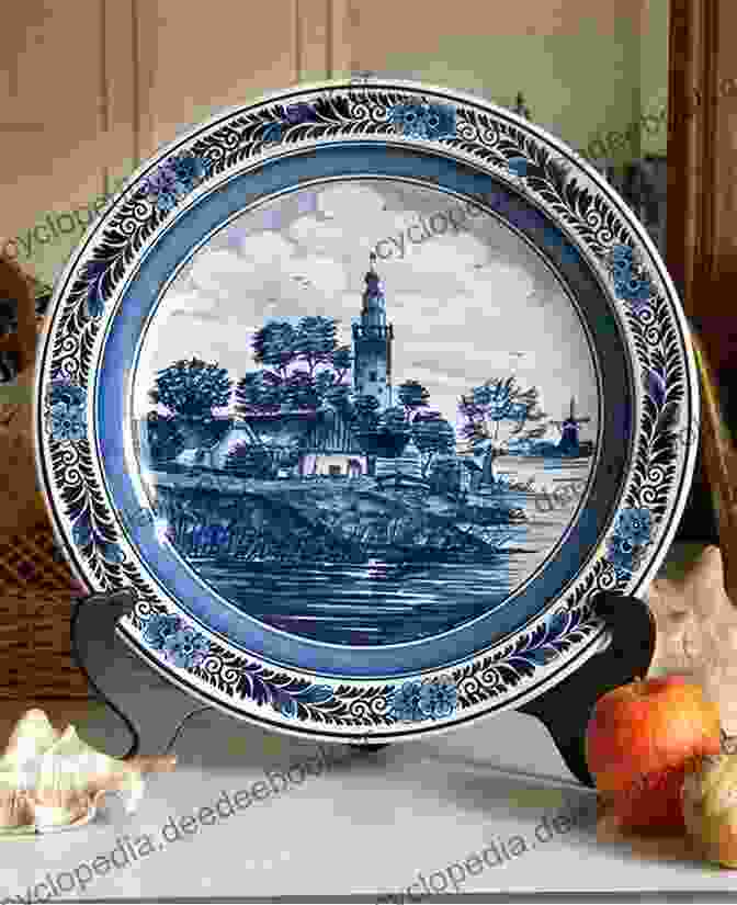 A Delft Blue Plate With A Cheese And Crackers My First Dutch Things Around Me At Home Picture With English Translations: Bilingual Early Learning Easy Teaching Dutch For Kids (Teach Dutch Words For Children 15) (Dutch Edition)