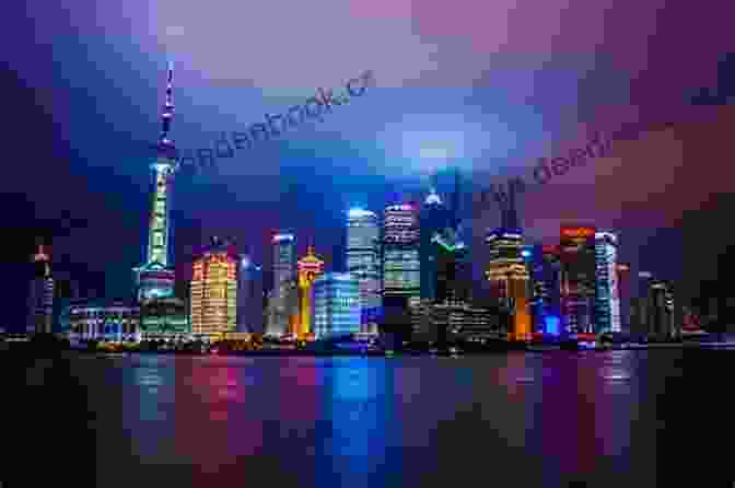 A Futuristic Cityscape Of China At Night, Representing The Country's Growing Global Influence. Will China Dominate The 21st Century? (Global Futures)