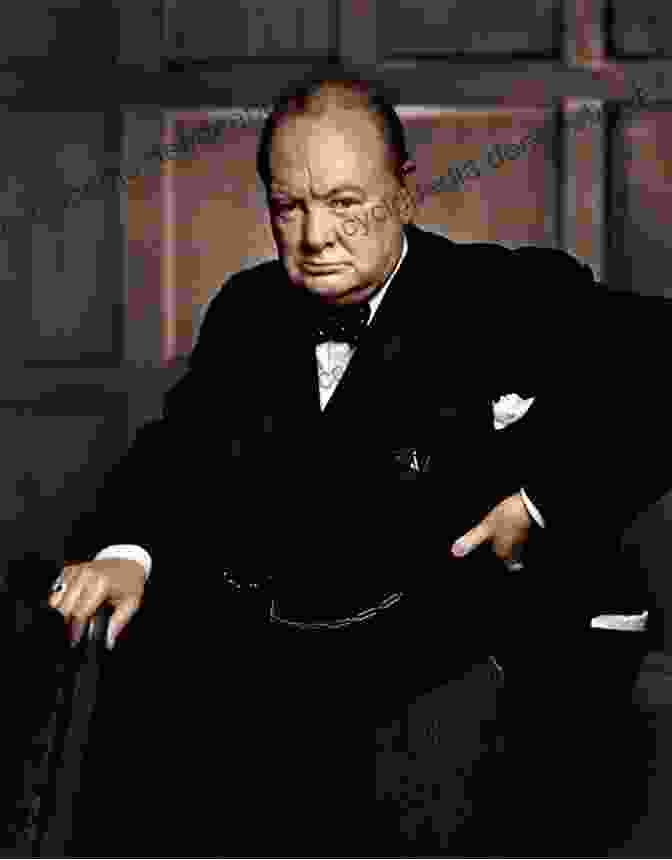 A Portrait Of Winston Churchill, The Iconic British Prime Minister During World War II. History Of England: A Captivating Guide To English History Starting From Antiquity Through The Rule Of The Anglo Saxons Vikings Normans And Tudors To The End Of World War 2 (Captivating History)