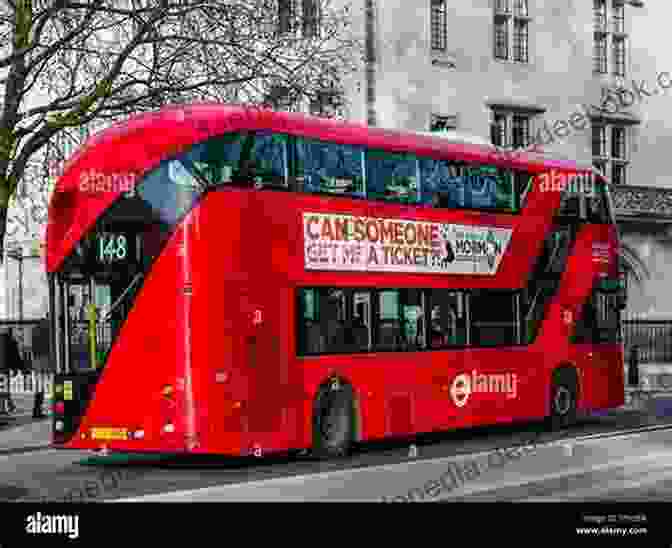 A Red Double Decker Bus With The Number 11 On Its Side, Driving Through The Streets Of London, Passing By The Tower Of London And Tower Bridge. The Number 11 Bus Tour Of London