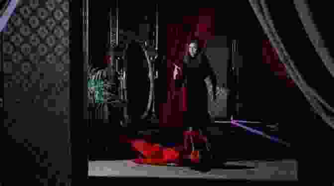 A Scene From A Giallo Film, Featuring A Woman In A Red Dress And A Man With A Knife. The Giallo Canvas: Art Excess And Horror Cinema