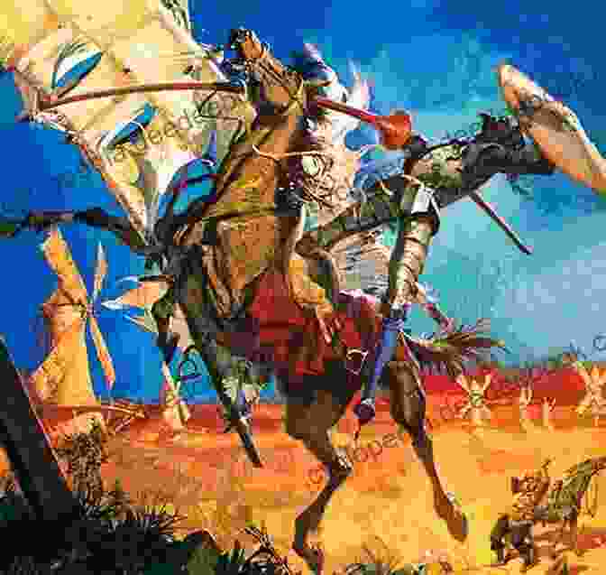 A Scene From Cervantes' Don Quixote, Depicting The Titular Character Tilting At Windmills. Journey Through The Classics: 3 Early Intermediate: Hal Leonard Piano Repertoire