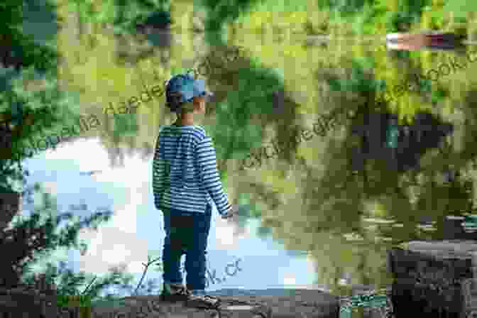 A Young Boy Stands On The Banks Of A River, Watching A Herd Of Cattle Cross. The River Of Cattle (The Will Buck 1)