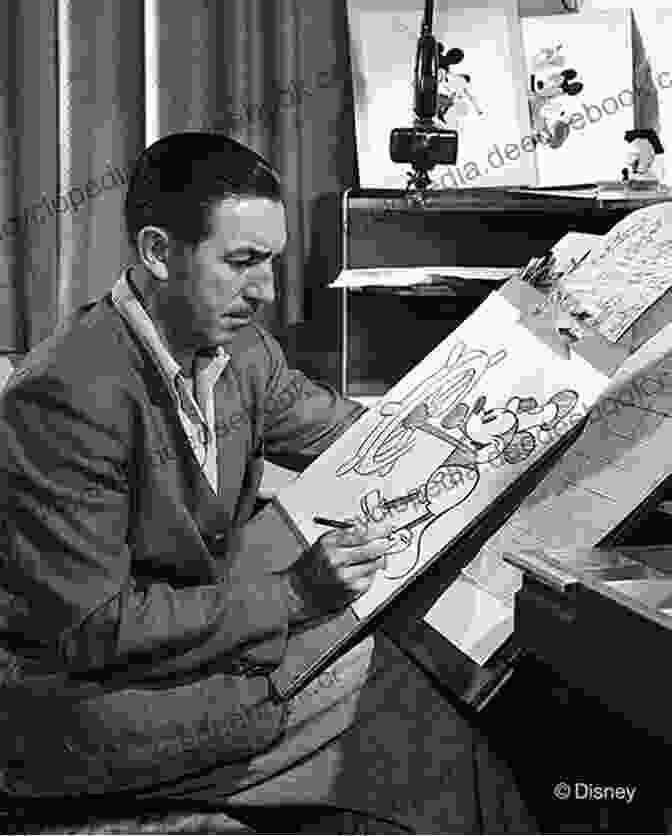 A Young Walt Disney Sketching In His Early Days The Story Of Walt Disney: Maker Of Magical Worlds (Dell Yearling Biography)