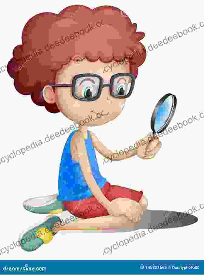 An Illustration Of Young Cam Jansen, A Young Boy With A Magnifying Glass, Standing In Front Of A Circus Tent. Young Cam Jansen And The Circus Mystery