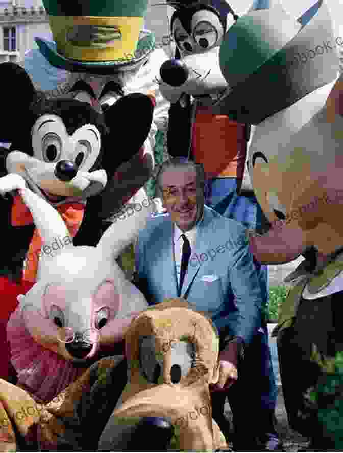An Older Walt Disney Surrounded By His Team The Story Of Walt Disney: Maker Of Magical Worlds (Dell Yearling Biography)