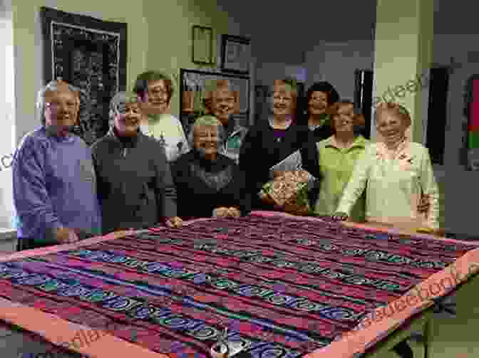 Image Of A Group Of Quilters Working On Their Projects Quilted Cats Dogs (Annie S Quilting)