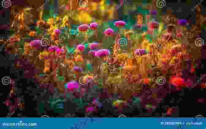 Image Showcasing A Vibrant Meadow Ablaze With Wildflowers, Their Petals Painted In A Kaleidoscope Of Colors, Representing The Profusion Of Life During The Strange Sunny Season. In The Midst Of The Strange Sunny Season