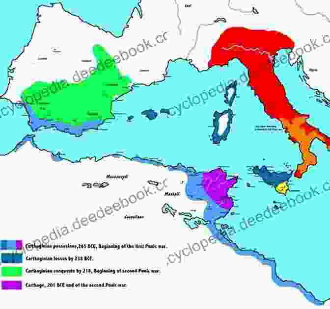 Map Of The Carthaginian Empire Around 200 BC Carthage: A Captivating Guide To The Carthaginian Empire And Its Conflicts With The Ancient Greek City States And The Roman Republic In The Sicilian Wars And Punic Wars (Captivating History)