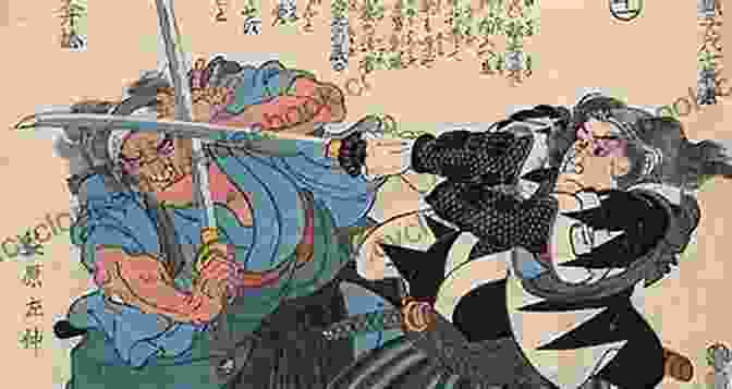 Musashi Fighting An Opponent The Of Five Rings