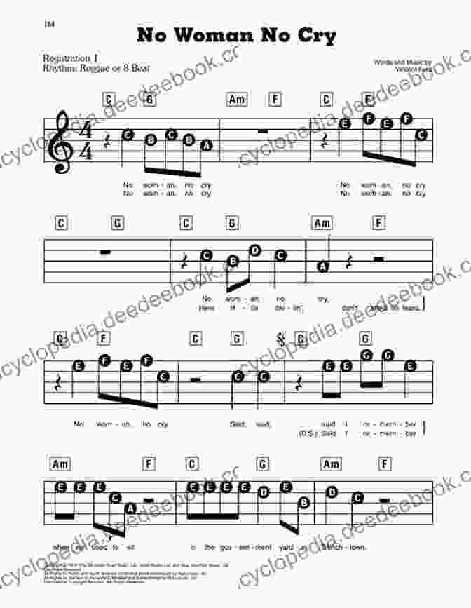 No Woman, No Cry Flute Solo Sheet Music With A Poignant Melody And Emotional Lyrics Solos For Flute Collection 1: African American Jamaican Melodies
