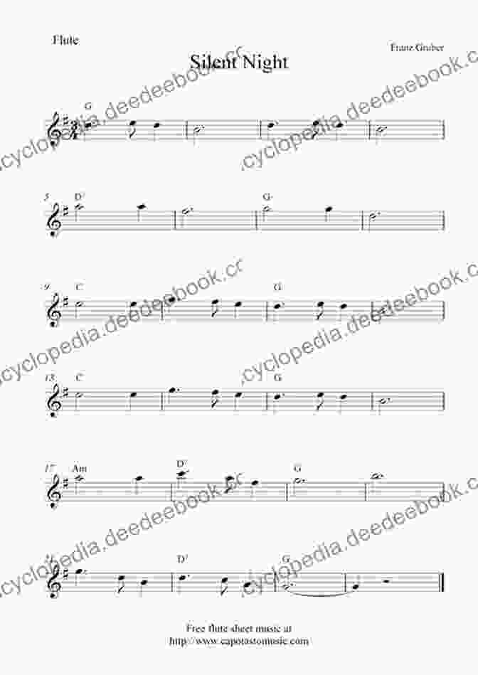 Silent Night Christmas Carol For Soprano Flute 50 Christmas Carols For Solo Soprano Flute: Easy For Beginners