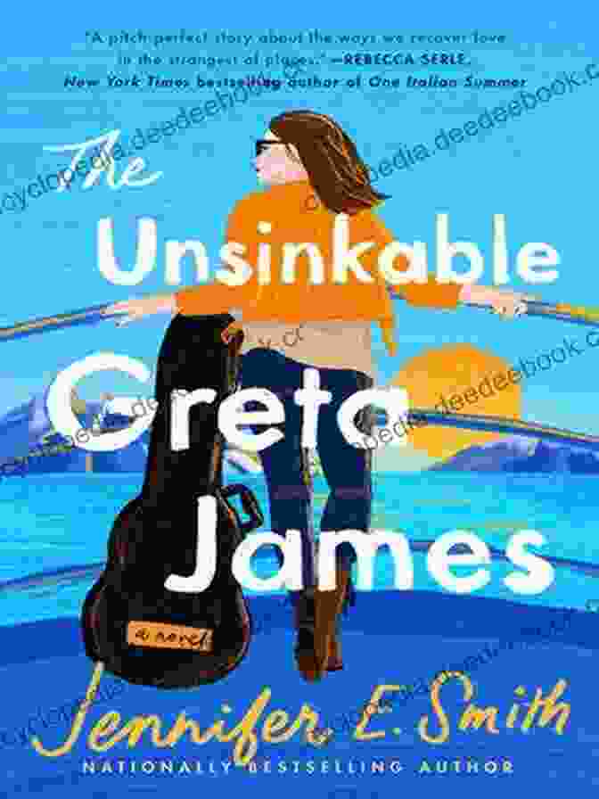 The Unsinkable Greta James Book Cover Depicting A Determined Woman Standing On A Ship's Deck Amidst Swirling Waves The Unsinkable Greta James: A Novel