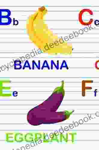 Learn Alphabets Vegetables Fruits: For Kids Simple Illustrations For Learning Fruits Vegetables And Alphabets